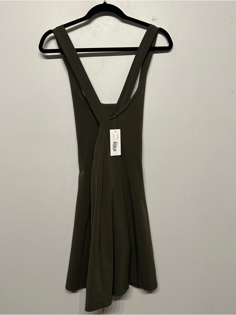 NWT Outdoor Voices Cross Back Dress Forest Green Large - Picture 6 of 11